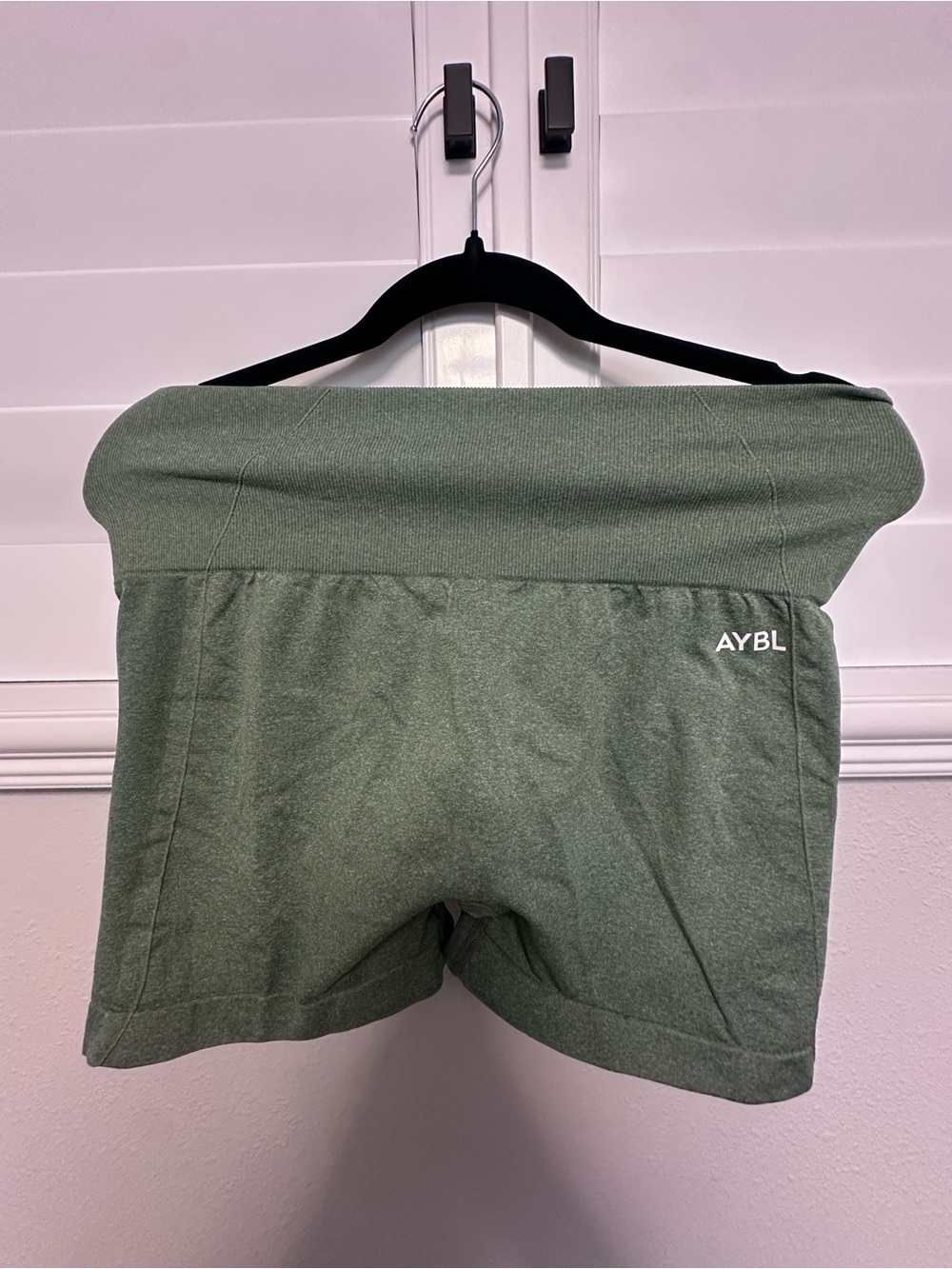 AYBL High-Waist Green Women’s Shorts